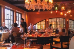 The dining room